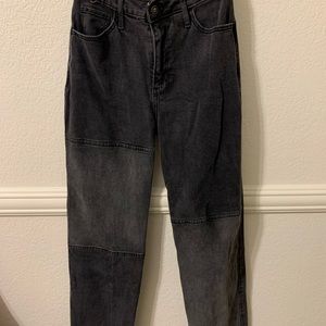 Black Hollister ultra high rise dad jean size 24x31